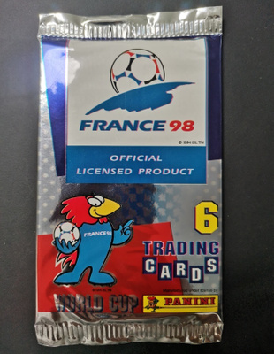 1998 Panini World Cup 1998 avaamaton pussi