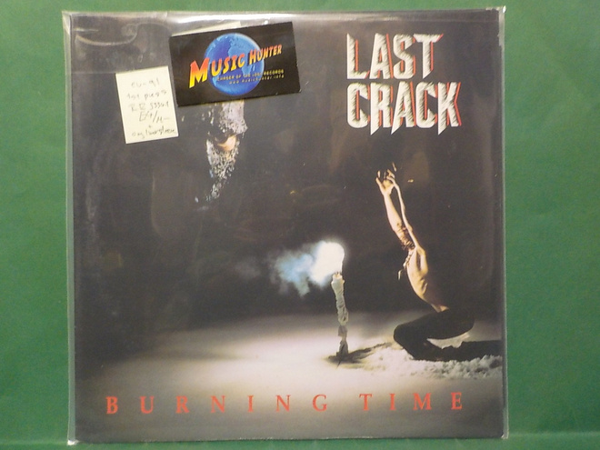 LAST CRACK - BURNING TIME EX+/M- LP
