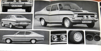 1967 Opel Rallye Kadett esite - melkein KUIN UUSI