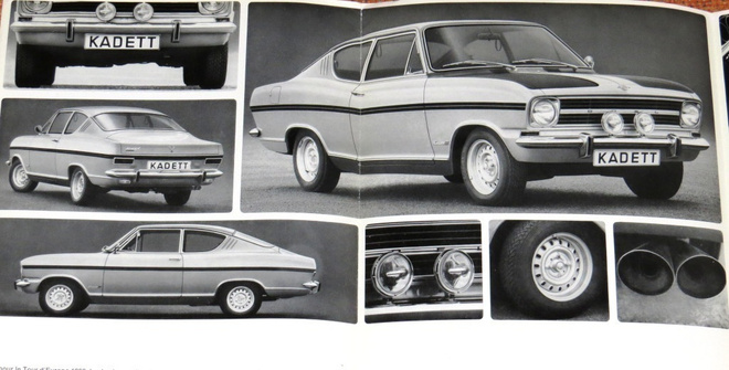 1967 Opel Rallye Kadett esite - melkein KUIN UUSI