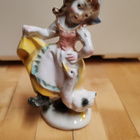 Tyttö ja ankka figuuri - pikkukuva 1