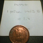 Intia 1 pice 1953B km#1.4 - pikkukuva 2