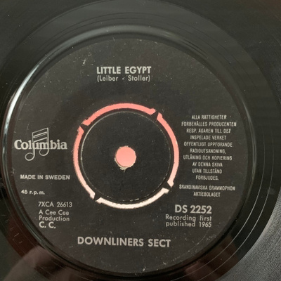 DOWNLINERS SECT: Little Egypt * Find Out What’s …*SWE 1965