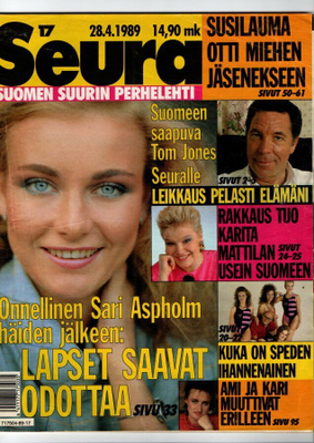 Seura n:o 17 1989 Miss Suomi. Puola. Spede & Tytöt. Seuraihm