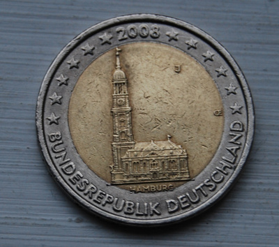 2 Euro Saksa 2008 Mihaelin kirkko