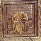 Ronssinen Urho Kekkonen Plaketti. Mitat - 100*96 mm. Plus To - pikkukuva 1