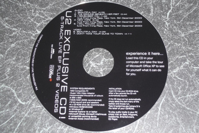 U2 - EXCLUSIVE CD