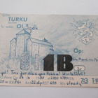 Turku Turun linna radioamatöörikortti - 1955 - pikkukuva 1
