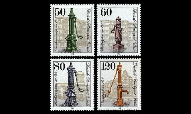 Berlin 689-92 ** Historiallisia vesiposteja (1983)