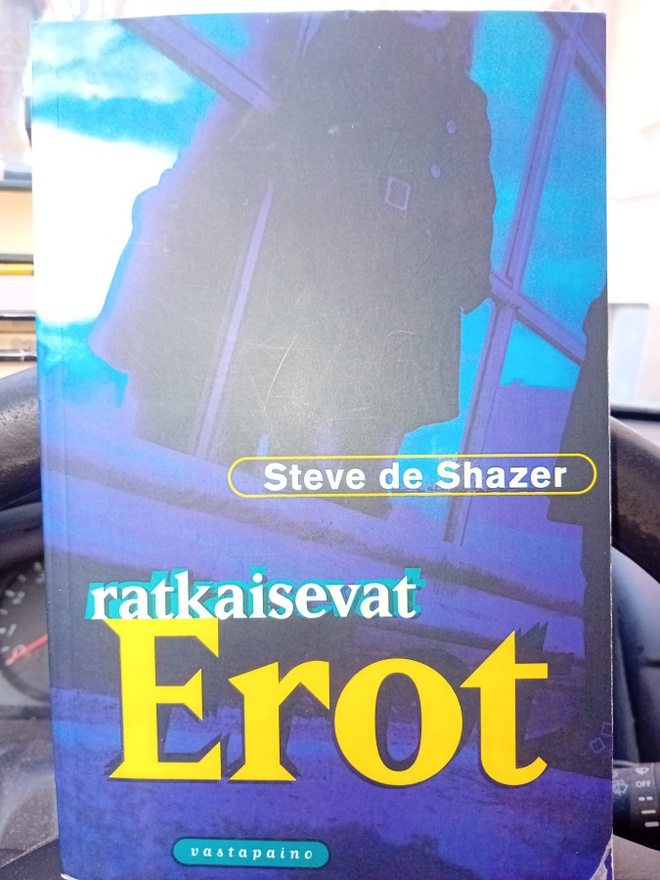 Steve de Shazer : Ratkaisevat Erot ( SIS POSTIKULU )