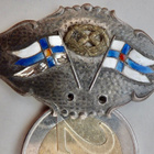 VANHA Merkki Ranneke KKK Konekiväärikomp Hopeaa 1936 - pikkukuva 1