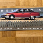 Esite Mercury mallisto 1987: Grand Marquis, Sable, Cougar ym - pikkukuva 1