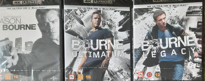 JASON BOURNE  BLU-RAY 4K ULTRA HD UUSI