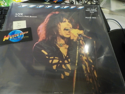 AEROSMITH - LIVE AT BOSTON 2015 PRESS LP UUSI