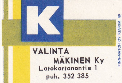Valinta Mäkinen Ky, Latokartanontie 1  , 3/13