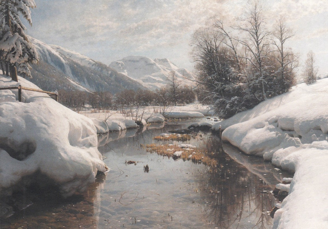 Peder Mork Monsted: Talviaurinko