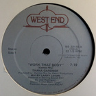 TAANA GARDNER :: WORK THAT BODY :: VINYYLI MAXI 12"..US-1979 - pikkukuva 2