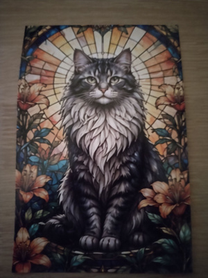 Kissa  kortti, kulkematon.