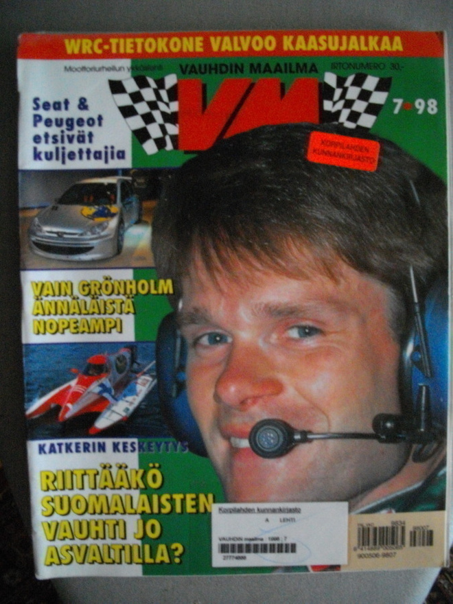 Vauhdin Maailma Nro 7/1998 (25.2)