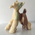Vuohi figuuri 9 cm - pikkukuva 1