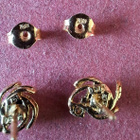 Upeat kultaiset 18K (750) korvakorut - pikkukuva 2