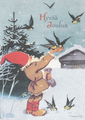 MARTTA WENDELIN - TONTTU ANTAA LINNUILLE JYVIÄ - 4