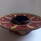 Unkarilainen vintage Cloisonné-tuhkakuppi/kynttiläalusta - pikkukuva 1