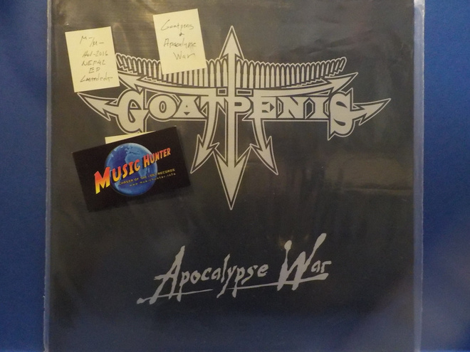 GOATPENIS - APOCALYPSE WAR - LIMITED EDIT HOL 2016 M-/M- EP