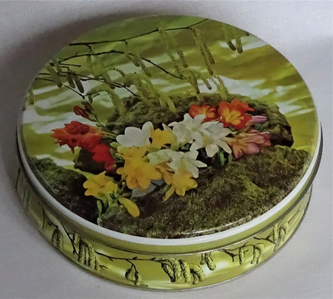 Vintage peltirasia - suklaarasia - keksirasia
