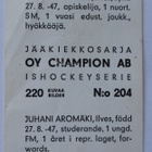Juhani Aromäki Ilves Champion 1966 - pikkukuva 2