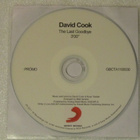 David Cook • The Last Goodbye PROMO CDr-Single - pikkukuva 2