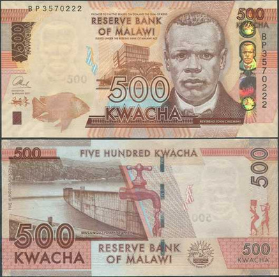 Malawi 500 Kwacha 2017 (P-66b) UNC