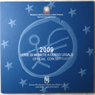 2009 ITALIA BU setti 1c-2 euro+ 2 euro juhlaraha EMU - pikkukuva 1