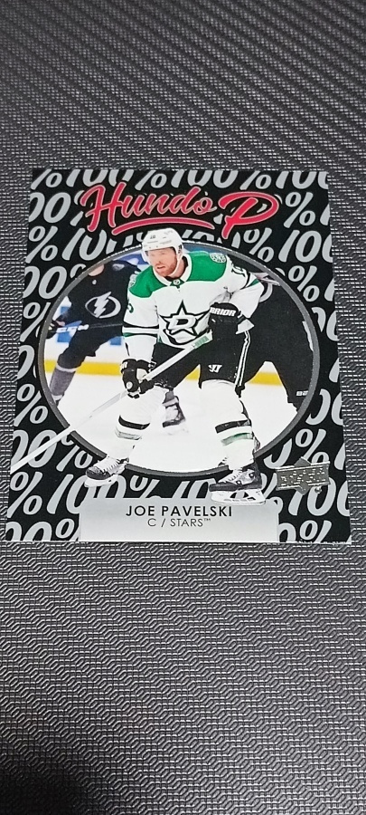 2021-22 Upper Deck Series 1 Hundo P Joe Pavelski #HP-16