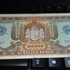 Hungary Unkari 100000 1945 P121 F+ - pikkukuva 2