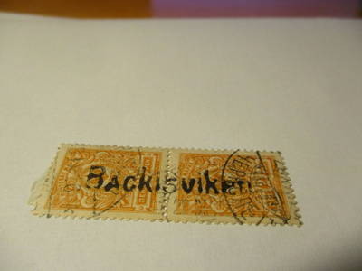 1911 Bäckisviken (Kirkkonummi) rivil merkkiparilla