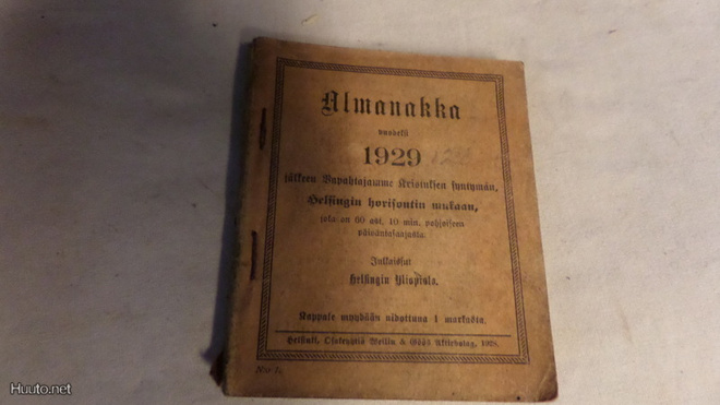 huuda syntymavuotesi almanakka 1926