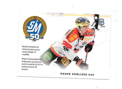 2024-25 BlueLine MatchCard #4/6 Radek Koblizek KooKoo