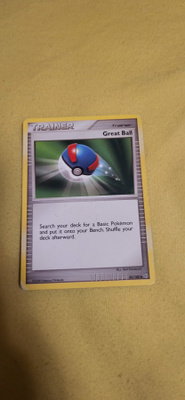 Great Ball 85/100 Pokemon Stormfront card