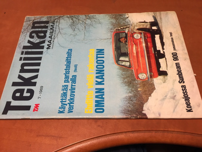 TEKNIIKAN MAAILMA 7/1969 HYVÄ