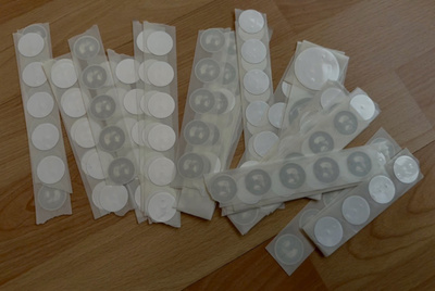 RFID tms. tarroja sekalainen lajitelma