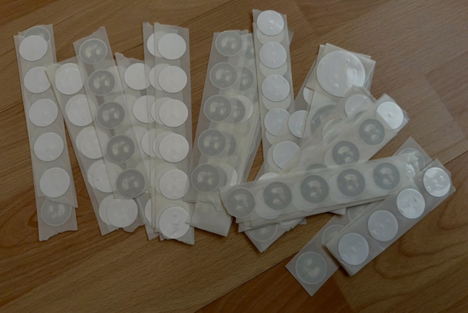 RFID tms. tarroja sekalainen lajitelma