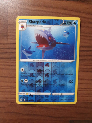 Pokemon Sharpedo 036/203 Reverse holo rare