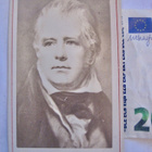 Venäläinen CDV Valokuva Kirjailija Walter Scott 1870-l - pikkukuva 1
