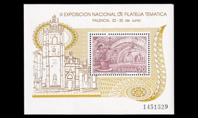 Espanja 2951BL37 ** Postimerkkinäyttely FILATEM (1990)