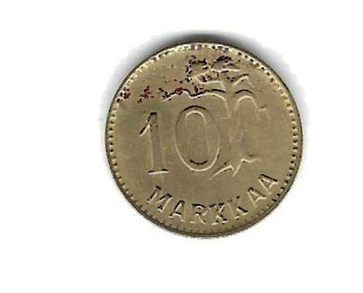 1953 10 MARKKAA KOLIKKO KÄYTETTY