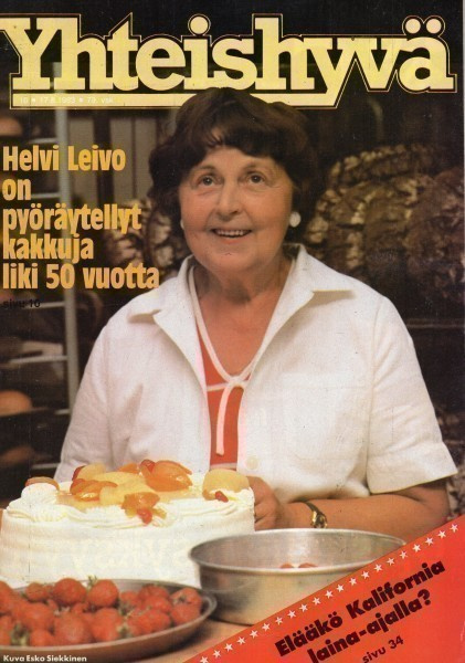 Yhteishyvä n:o 16 1983 Myllykosken Sokos-halli. Talbot Vip.