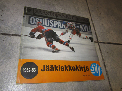 JÄÄKIEKKOKIRJA 1982-83 : hienokuntoinen