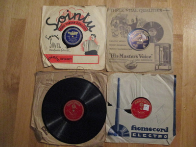 savikiekko Kotimaisia savikiekkoja 16 kpl 10" 78rpm suomi