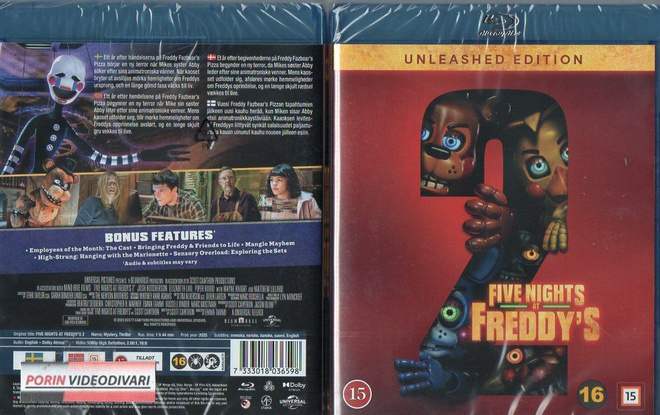 Five Nights At Freddy´S 2	(35 225)	UUSI	-FI-	BLU-RAY				2025